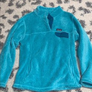 Girls Teal Fleece Patagonia